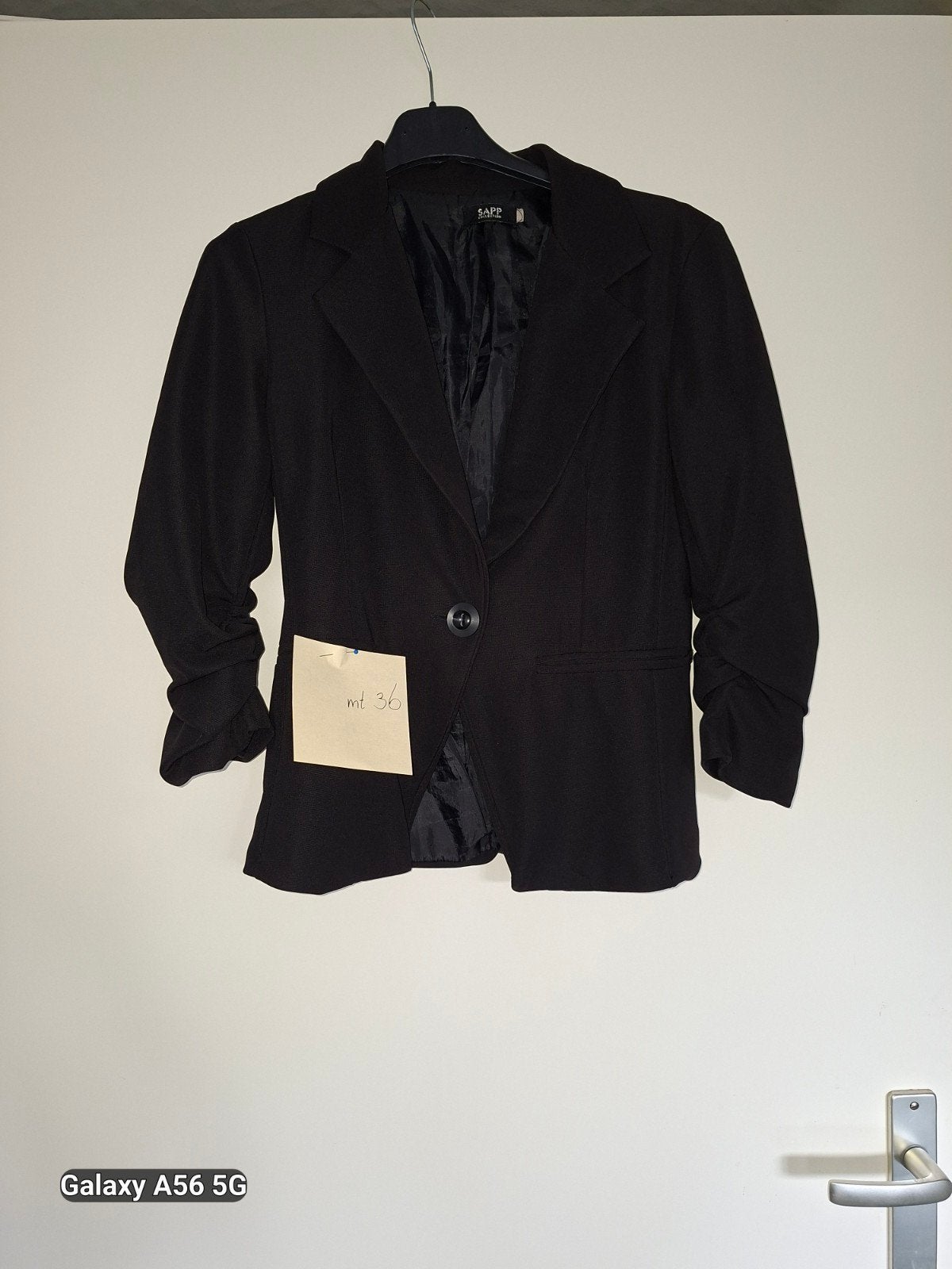 z.g.a.n. Blazer (zwart)mt 36, Ophalen, Zwart, Zo goed als nieuw, Jasje