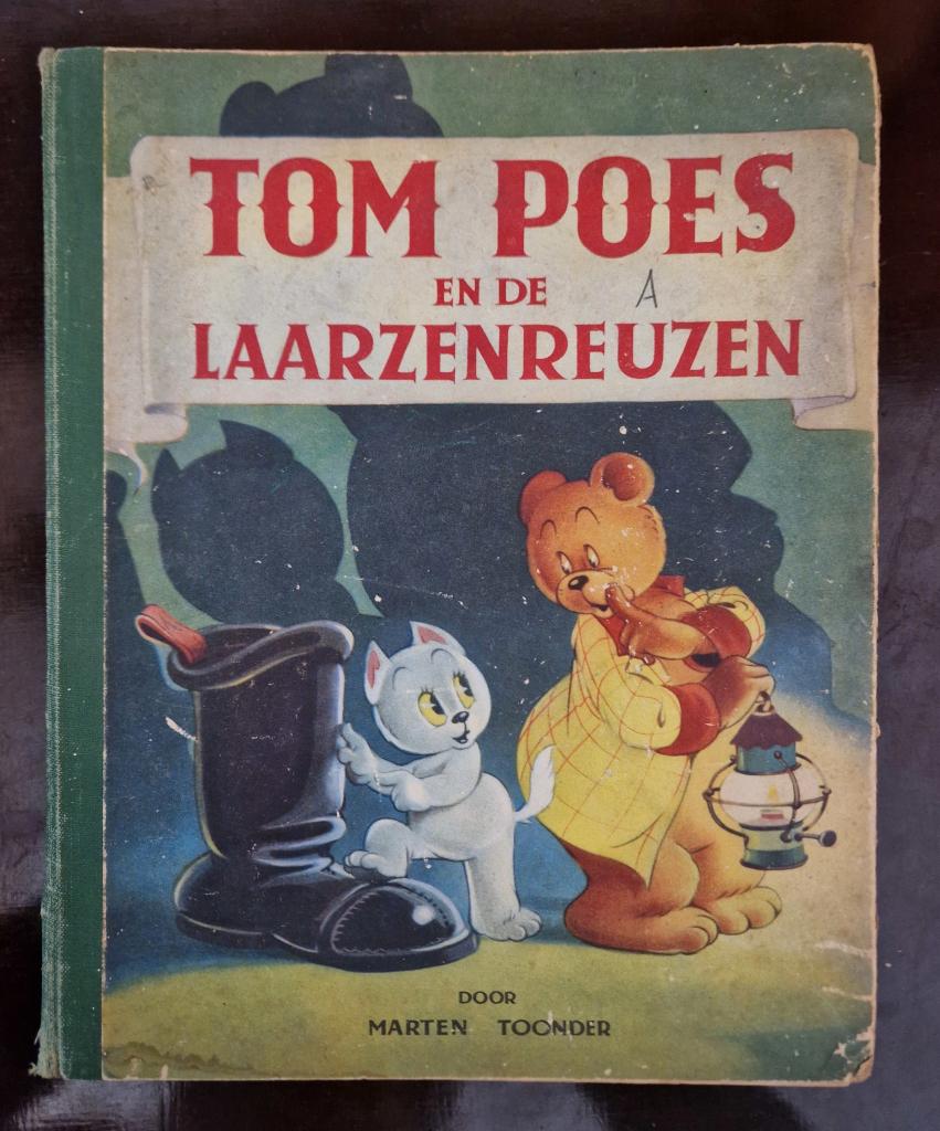 Tom Poes en de laarzenreuzen door Marten Toonder, Ophalen of Verzenden, Gelezen