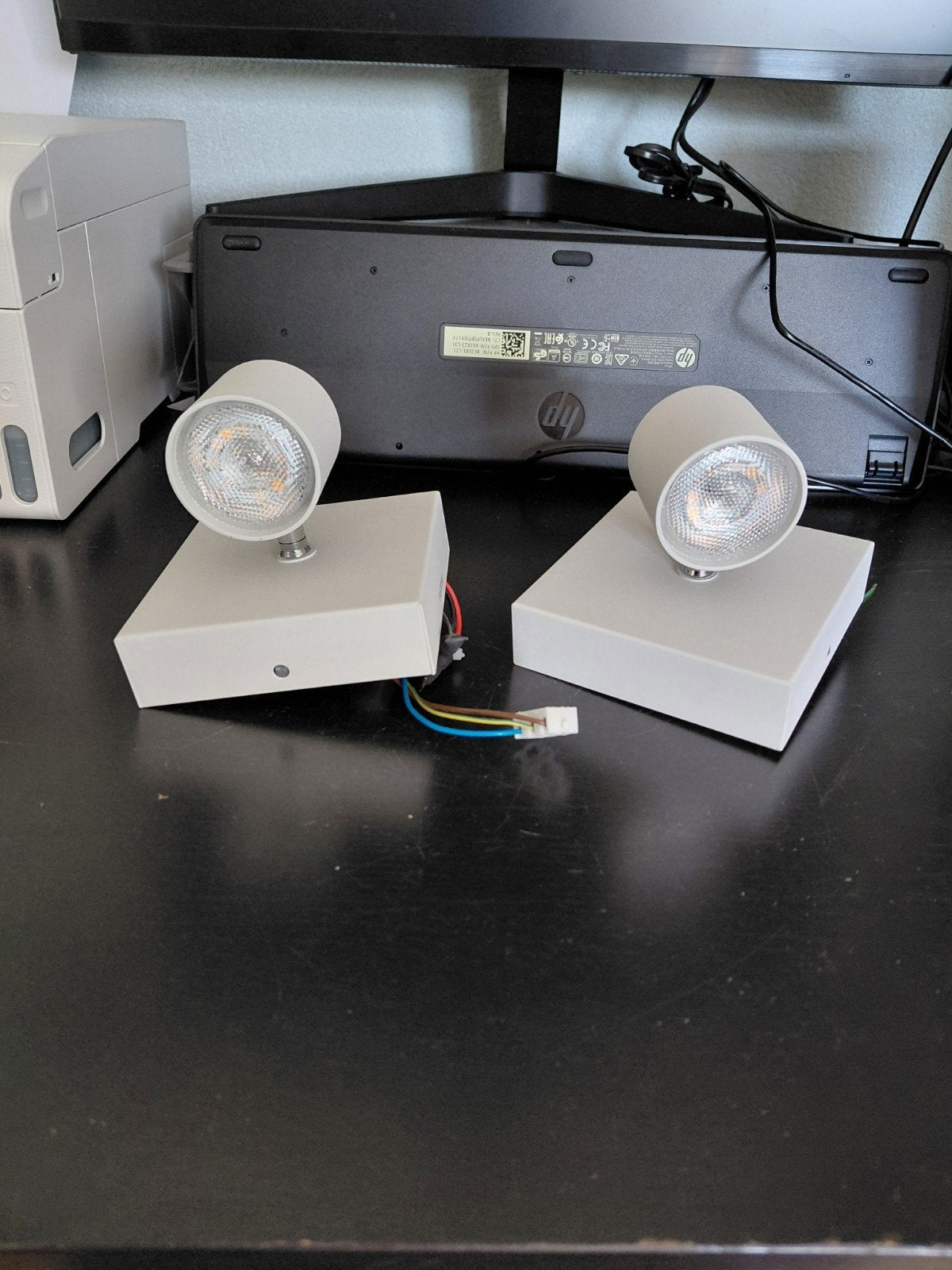 Philips LED Opbouwspots - Set van 2, Geschikt voor plafondmontage, Opbouwspot, Overige fittingen, Ophalen of Verzenden