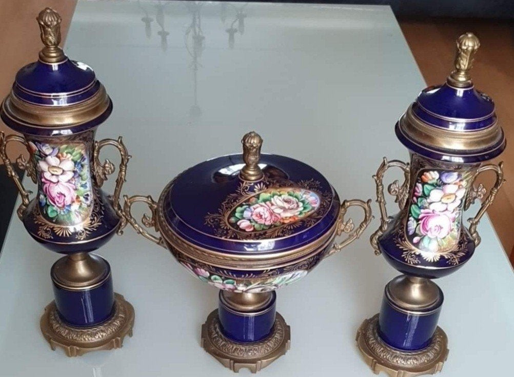 Antieke Prachtige Tafereel set., Ophalen of Verzenden