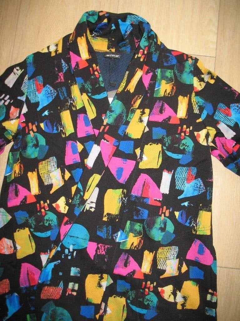 Aïno Kleurrijk Blouse Jasje Kimono Abstracte Print Mt. S, Kleding | Dames, Aïno, Ophalen of Verzenden, Nieuw