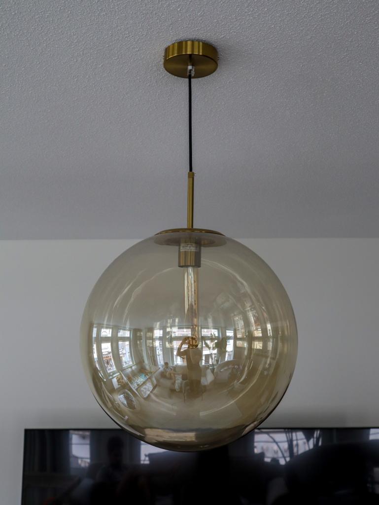 Ronde Hanglampen Round Ceiling Light (bulb included), Ophalen of Verzenden, Zo goed als nieuw, Minder dan 50 cm