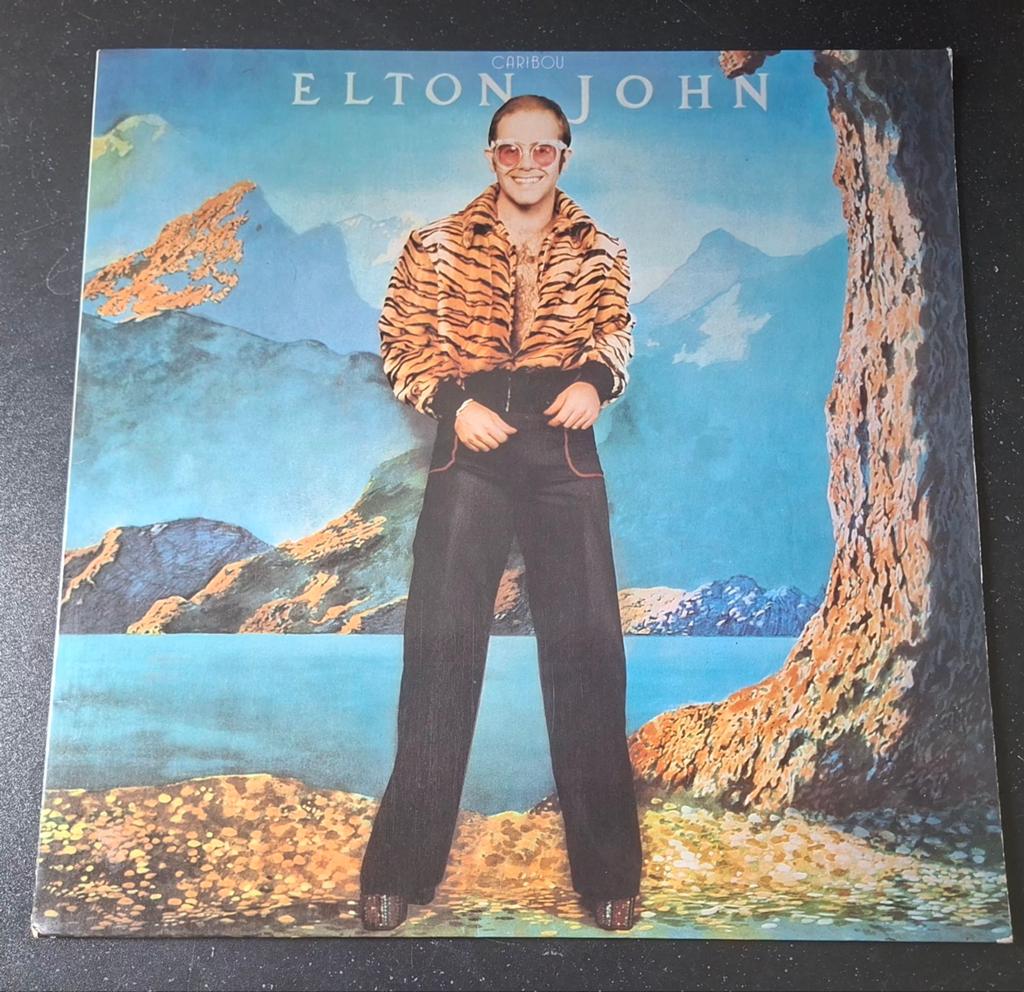 Elton John - Caribou & A Single Man LP Vinyl (2 stuks), Cd's en Dvd's, Gebruikt, Inclusief binnenhoes, Ophalen of Verzenden, 1970 - 1979