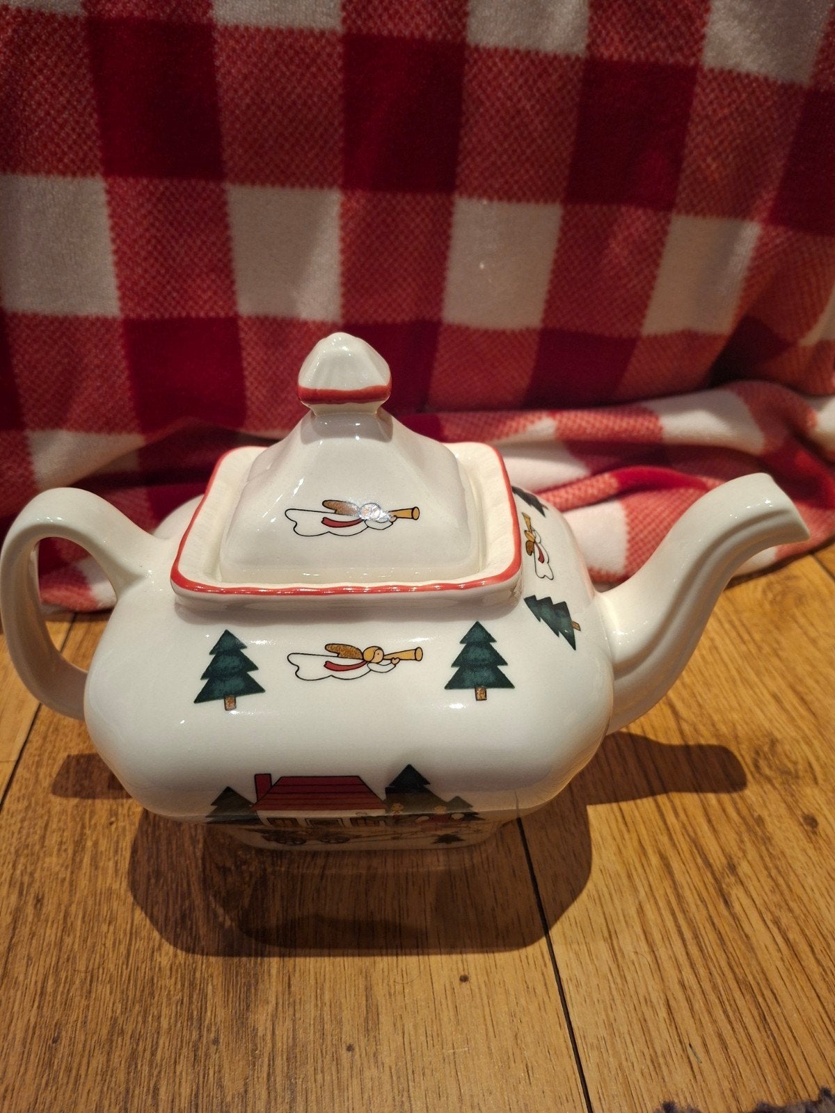 Mason's christmas village theepot, Ophalen