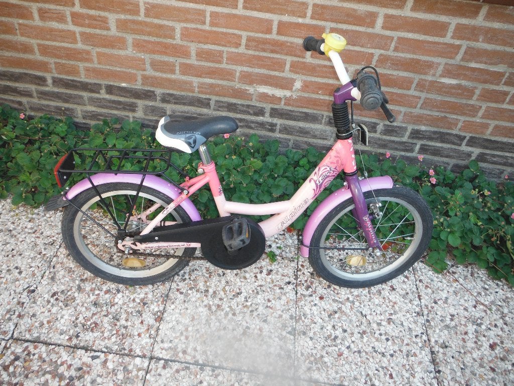 meisjes fiets 16 inch in hele goede staat, Fietsen en Brommers, Ophalen, Zo goed als nieuw, 16 inch