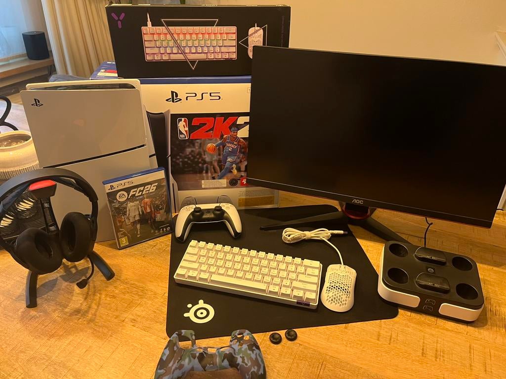 PlayStation 5 slim disk editie setup, Spelcomputers en Games, Spelcomputers | Sony PlayStation 5, Nieuw, Ophalen