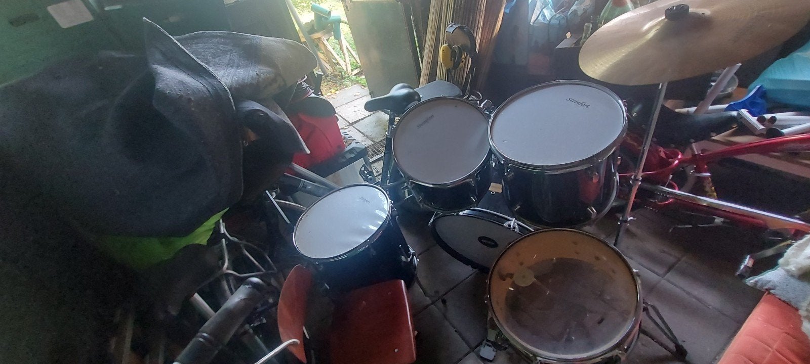 Drumstel Steinfort - Compleet en Gebruikt, Ophalen, Gebruikt, Overige merken