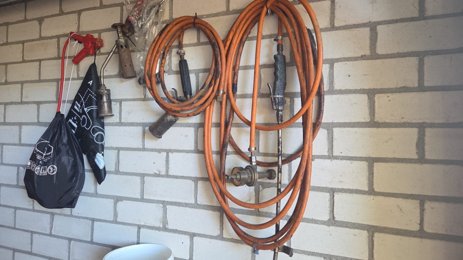 Diverse gereedschappen: brander, slangen, spuit, Ophalen of Verzenden, Gebruikt, Overige typen