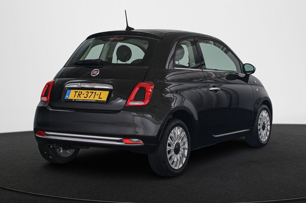 Fiat 500 0.9 TwinAir Turbo Lounge Apple CarPlay Panoramadak, Auto's, Voorwielaandrijving, Stof, Gebruikt, Origineel Nederlands