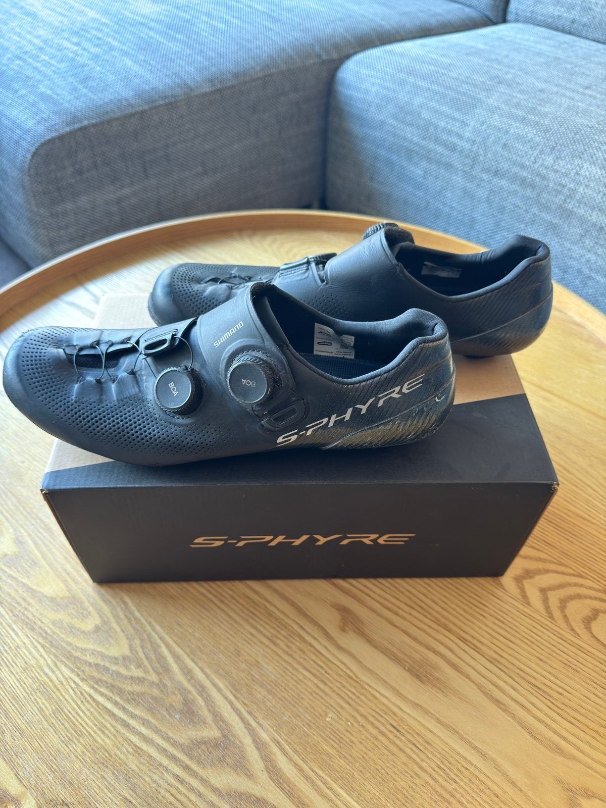 SHIMANO S-PHYRE RC903 Wielrenschoenen Zwart Heren maat 44, Fietsen en Brommers, Gebruikt, Schoenen, Overige maten, Ophalen of Verzenden