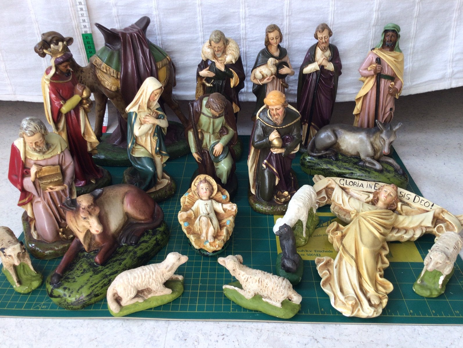 Imposante antieke Kerstgroep, Diversen, Ophalen of Verzenden, Gebruikt