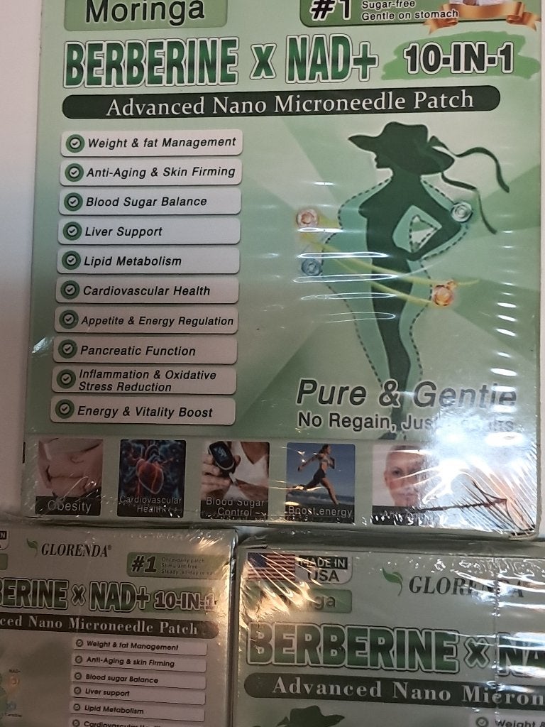 Moringa Berberine x NAD+ 10-in-1 Nano Pleisters (7 stuks), Overige typen, Nieuw, DEVENTER, Kansenkoop@gmail.com
