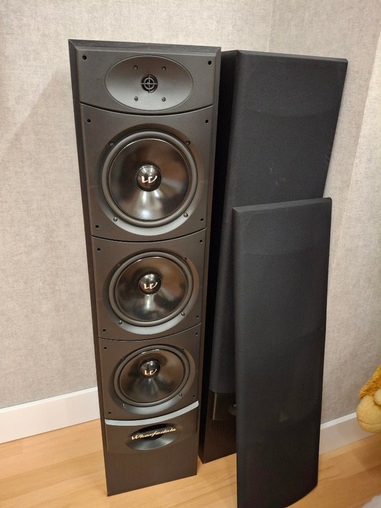 Wharfedale valdus 500 . Front speakers ., Vloerstaande luidspreker, Zo goed als nieuw, Basreflex, Ophalen