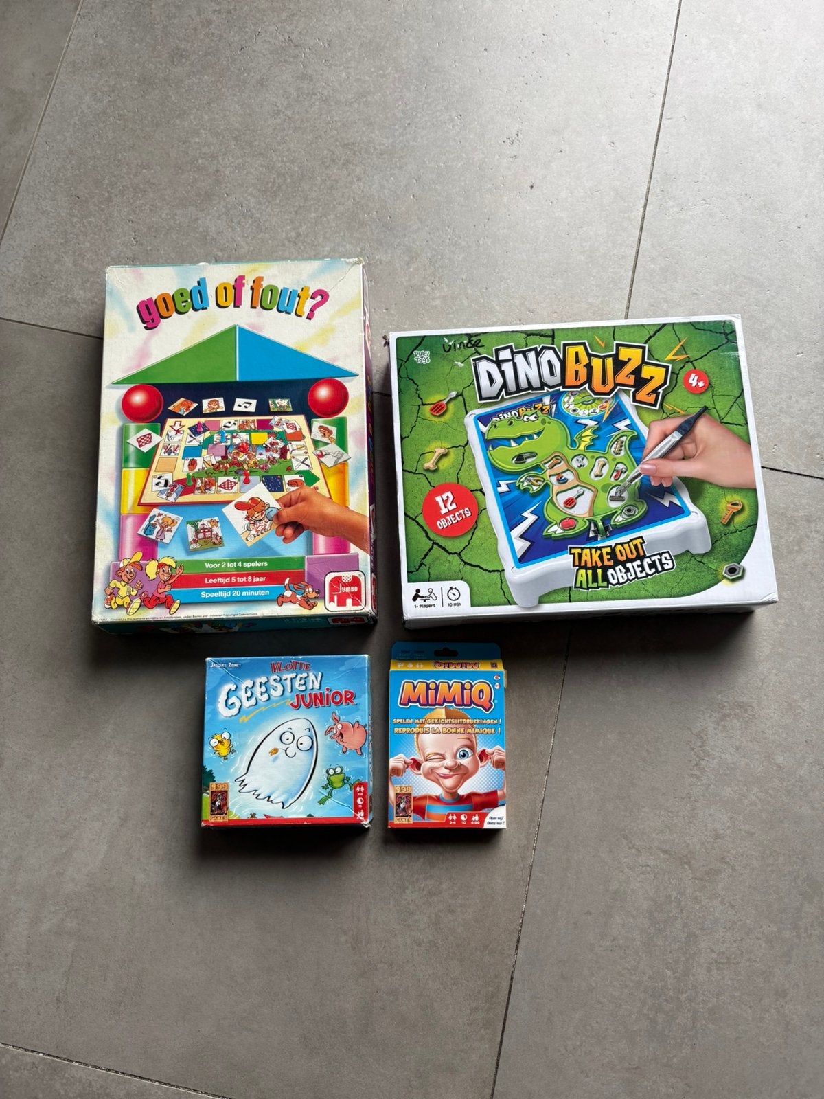 Spelletjes voor kinderen, 4 stuks samen €12, Ophalen of Verzenden, Zo goed als nieuw