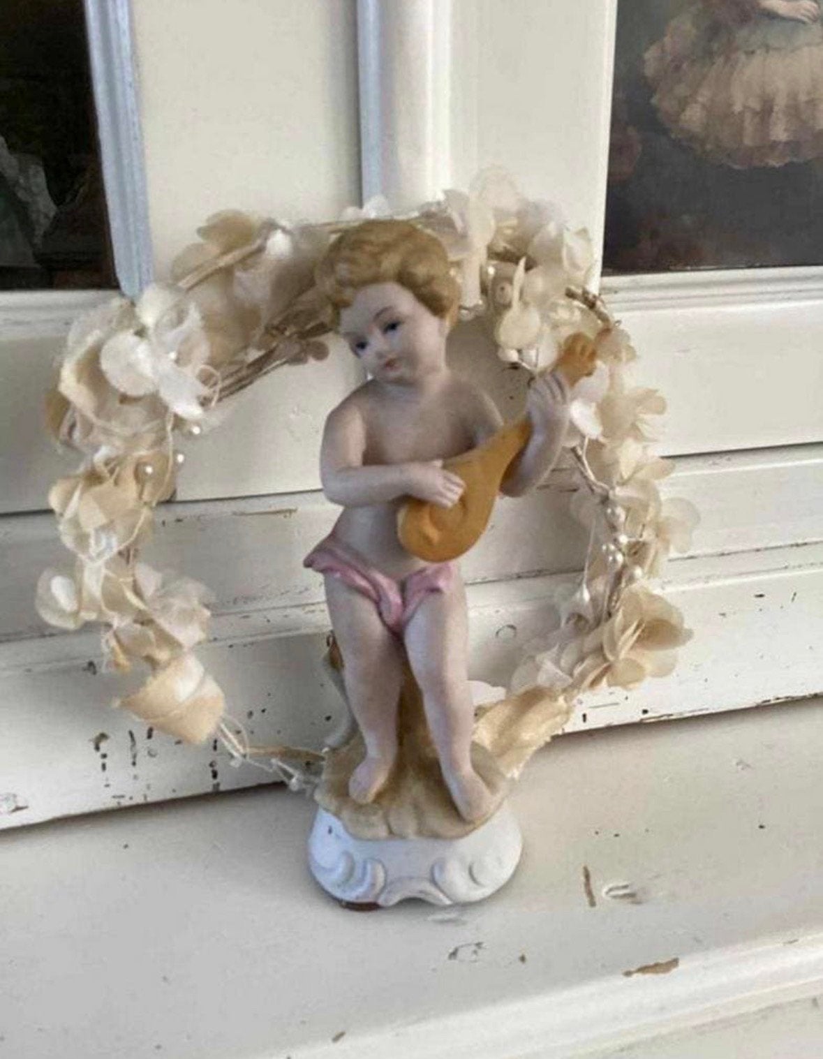 Brocante beeldje poeti, Antiek en Kunst, Curiosa en Brocante, Ophalen of Verzenden