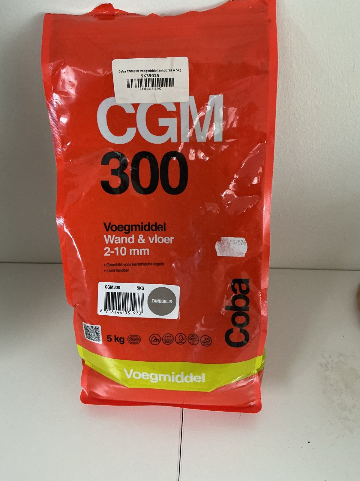 Coba CGM 300 Voegmiddel Zandgrijs 3kg, Ophalen, Nieuw, Overige materialen, Overige typen