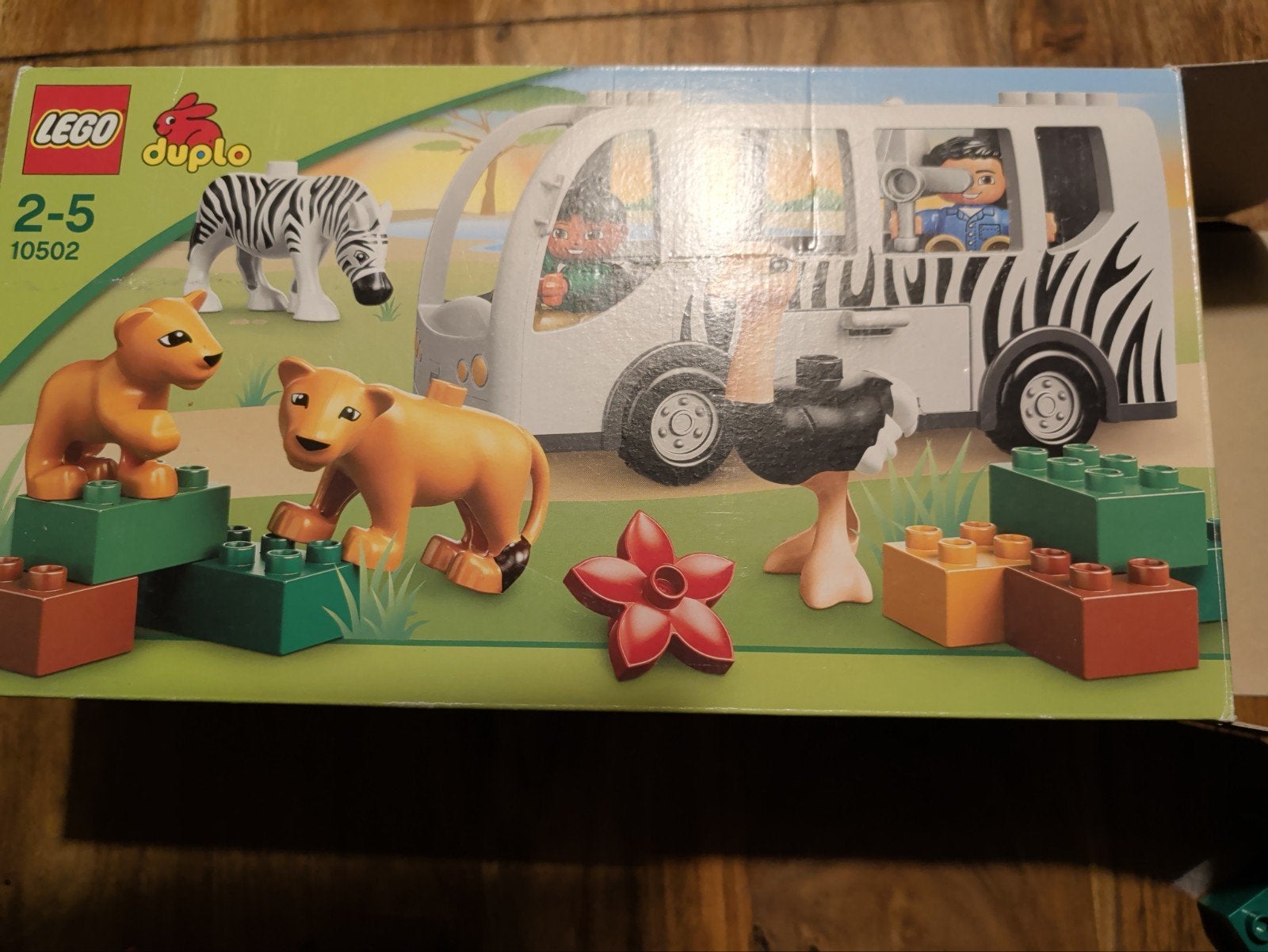 LEGO Duplo 10502 - Safaribus met doos, Gebruikt, Ophalen of Verzenden, Duplo, Inclusief doos