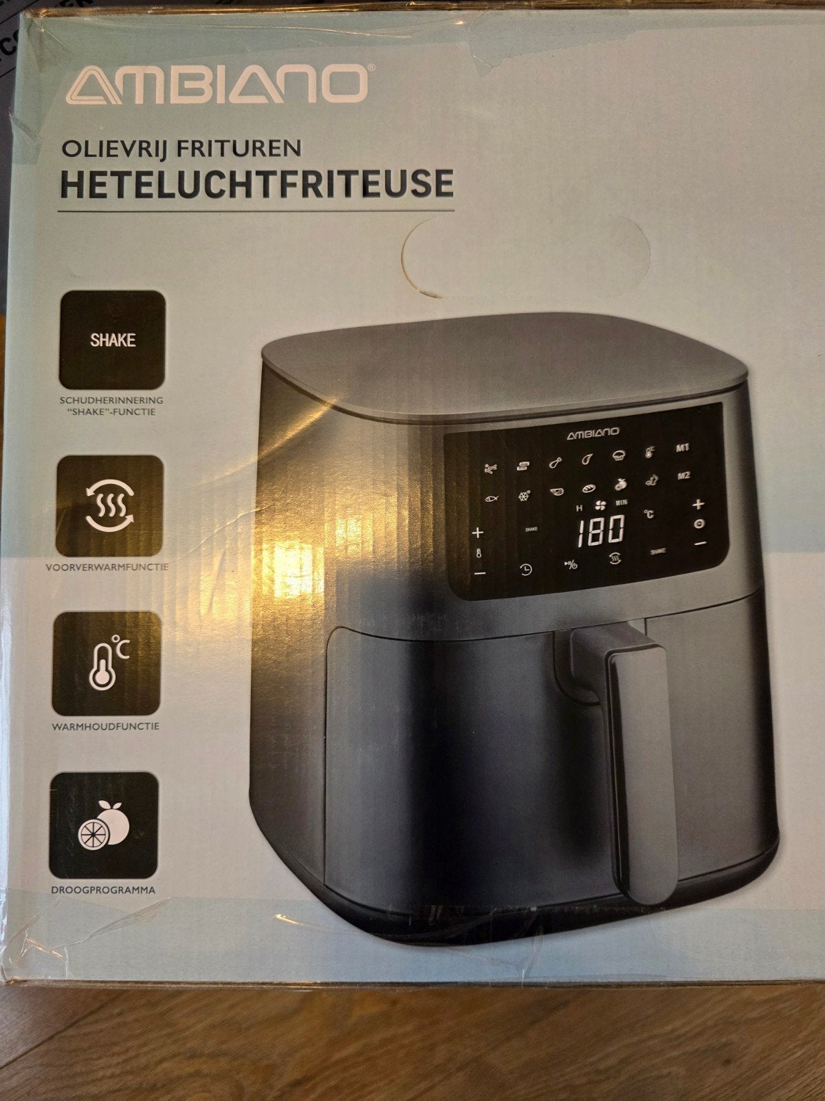 Ambiano Heteluchtfriteuse - Olievrij Frituren 6.5L, 4 liter of meer, Ophalen of Verzenden, Nieuw