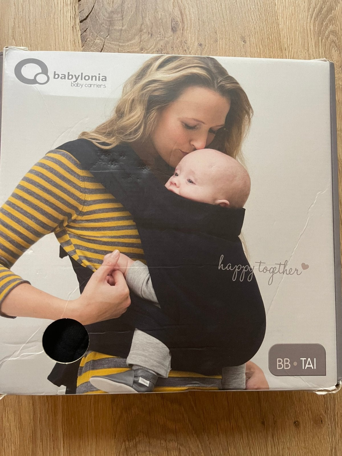 BB tai Babylonia zwarte draagdoek (Mei tai ), Ophalen of Verzenden, Zo goed als nieuw, Draagdoek, Overige merken