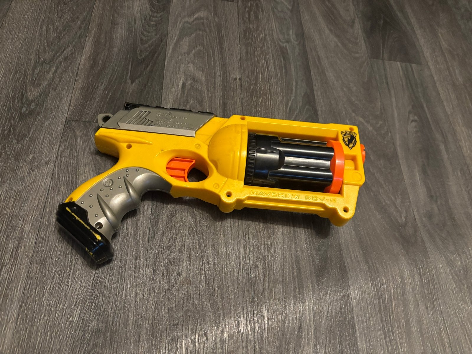 Nerf N-Strike Maverick REV-6 Blaster, Ophalen of Verzenden, Gebruikt, Jongen of Meisje