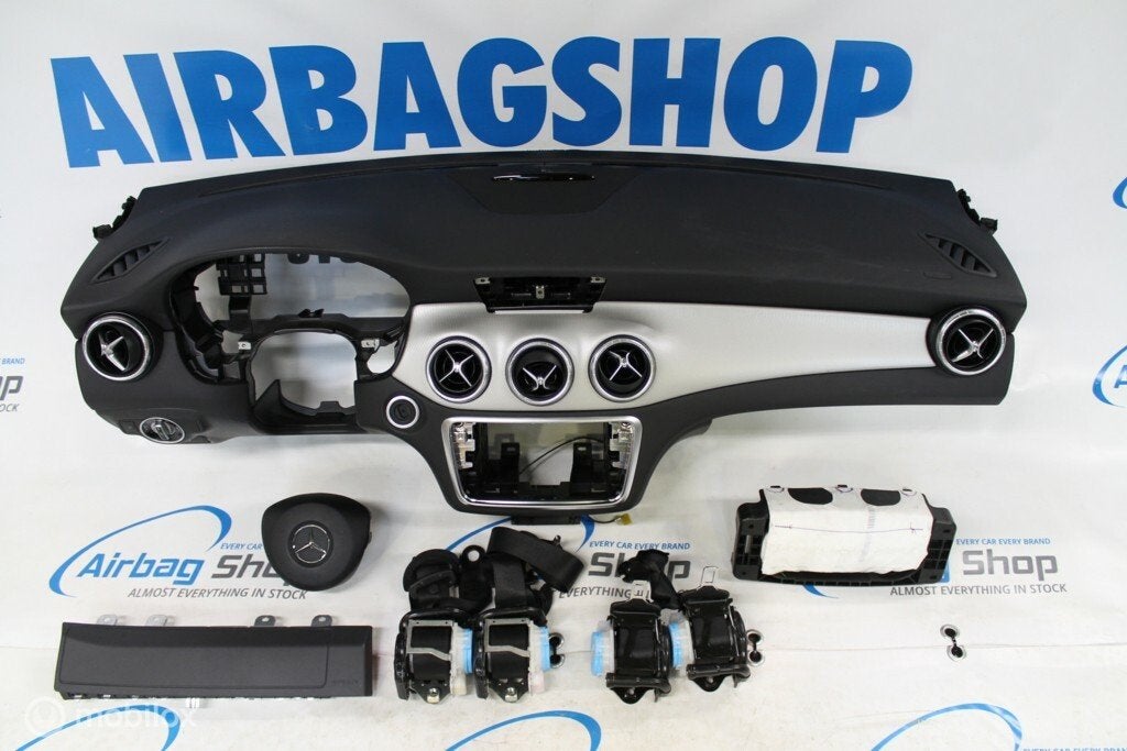Airbag set - Dashboard zwart & wit Mercedes CLA (2015-heden)