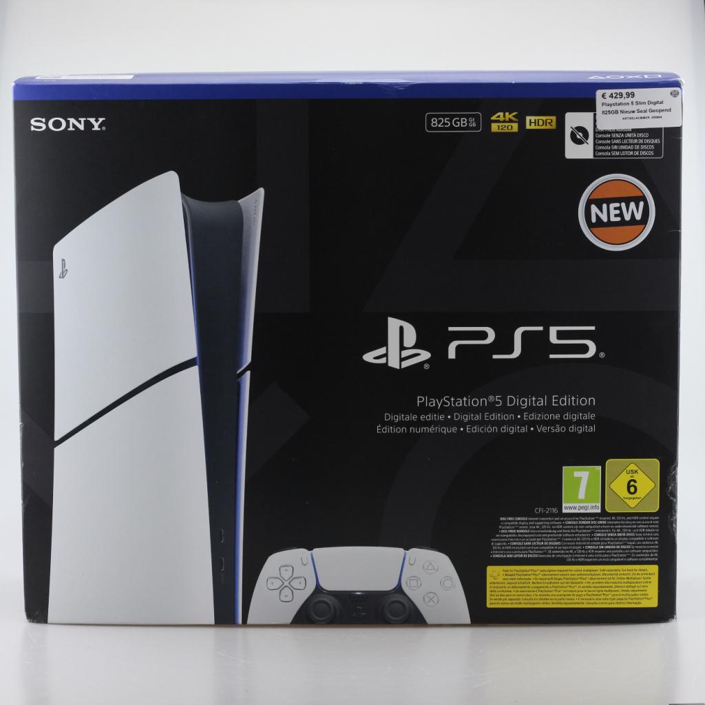 Playstation 5 Slim Digital 825GB Nieuw Seal Geopend, Playstation, Nieuw, Support@playstation.com, 2207 Bridgepointe Parkway
San Mateo, CA 94404
United States
