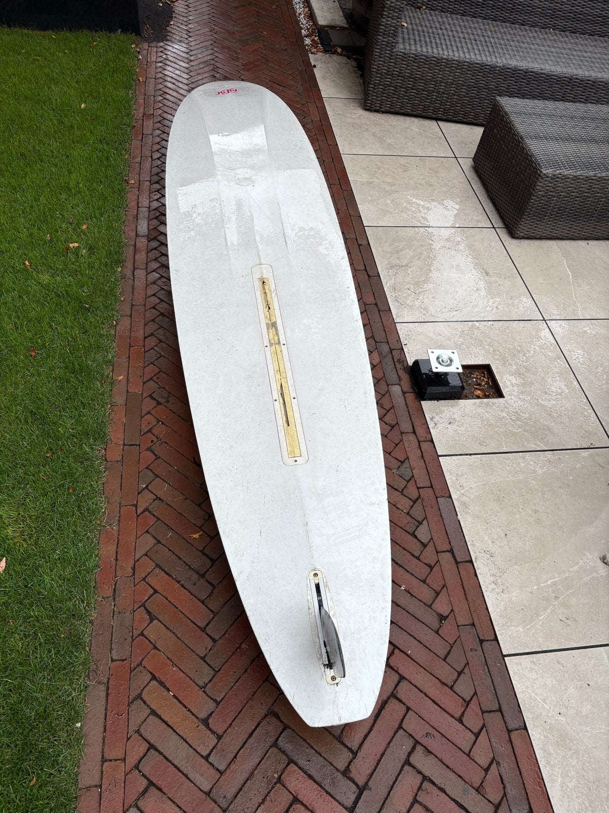 Hifly Superfun 325 meter Windsurfplank, Watersport en Boten, Windsurfen, Overige merken, Gebruikt, 300 cm of meer, Ophalen of Verzenden