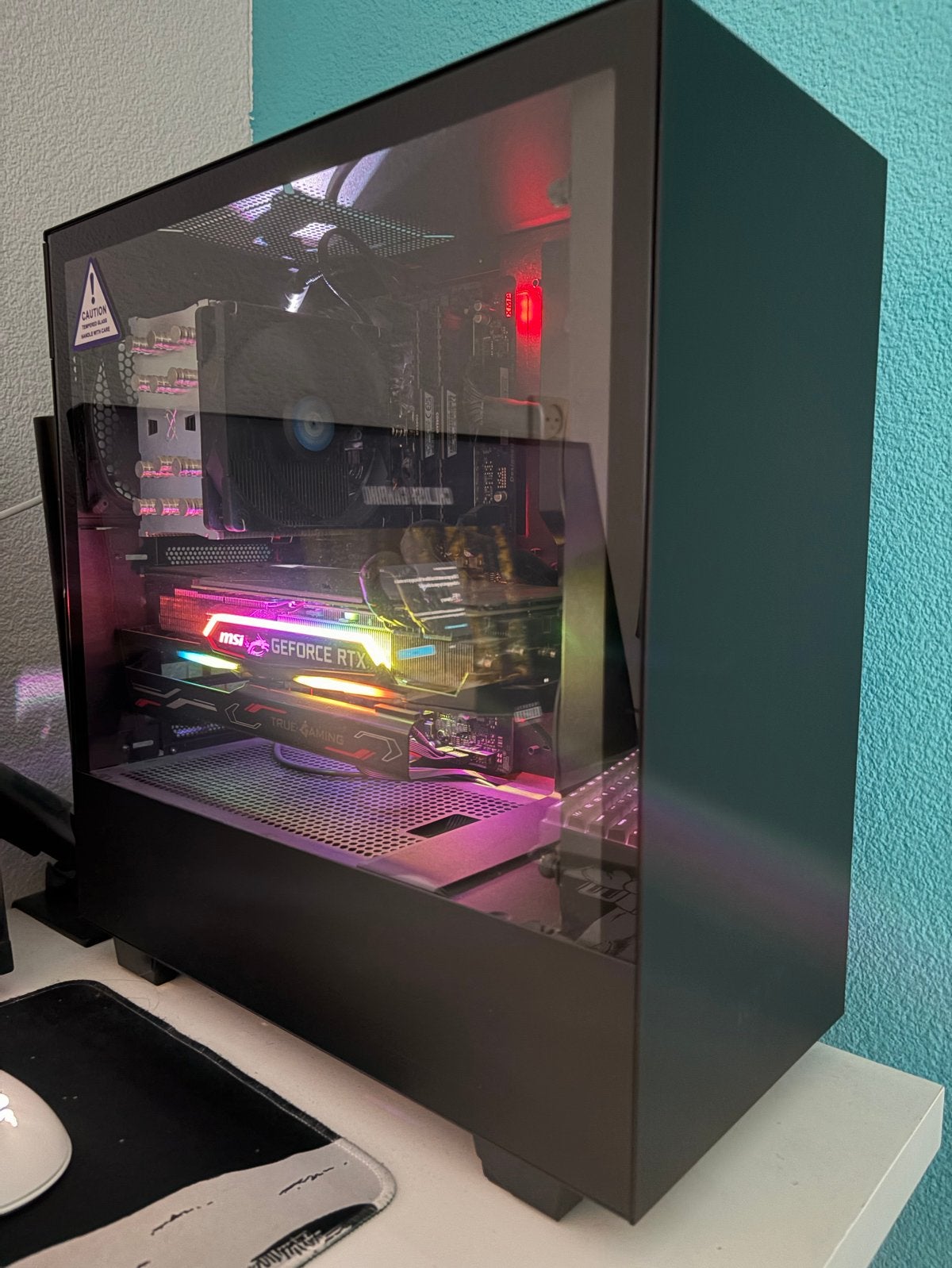 gaming pc NZXT, Computers en Software, Desktop Pc's, Zo goed als nieuw, 3 tot 4 Ghz, SSD, 16 GB, Met videokaart, Gaming, Ophalen