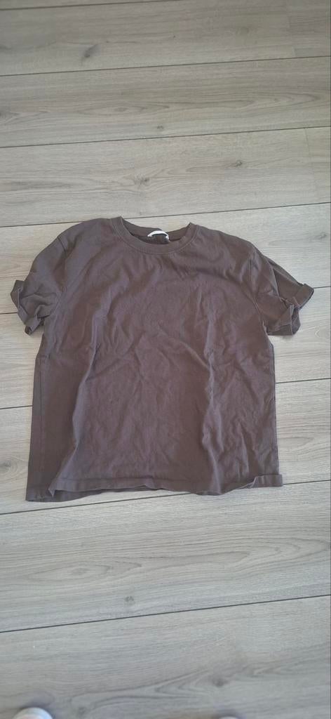 Zara shirt maat L, Bruin, Zara, Maat 42/44 (L), Ophalen of Verzenden