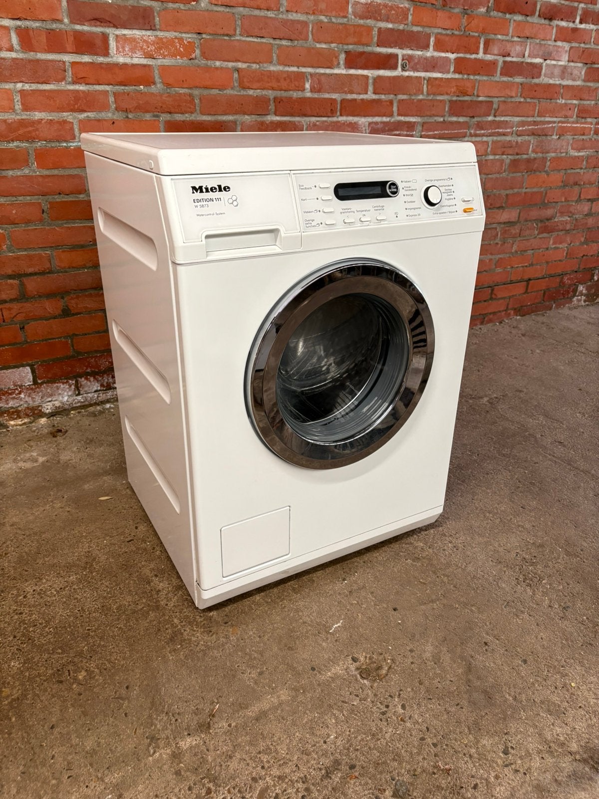 Nette goed werkende miele wasmachine, Witgoed en Apparatuur, Wasmachines, Ophalen, Gebruikt, Voorlader, 85 tot 90 cm