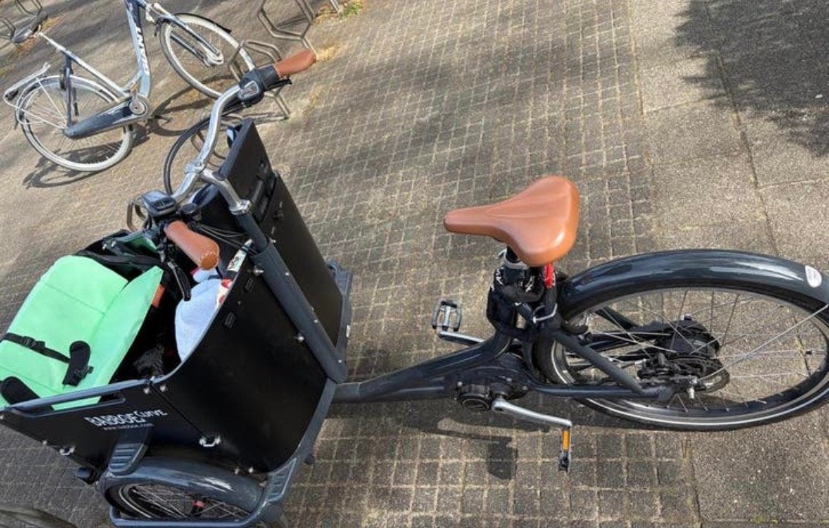 Babboe Curve Bakfiets - Elektrisch, Zo goed als nieuw, Fietsen en Brommers, Fietsen | Bakfietsen, Elektrisch, Zo goed als nieuw