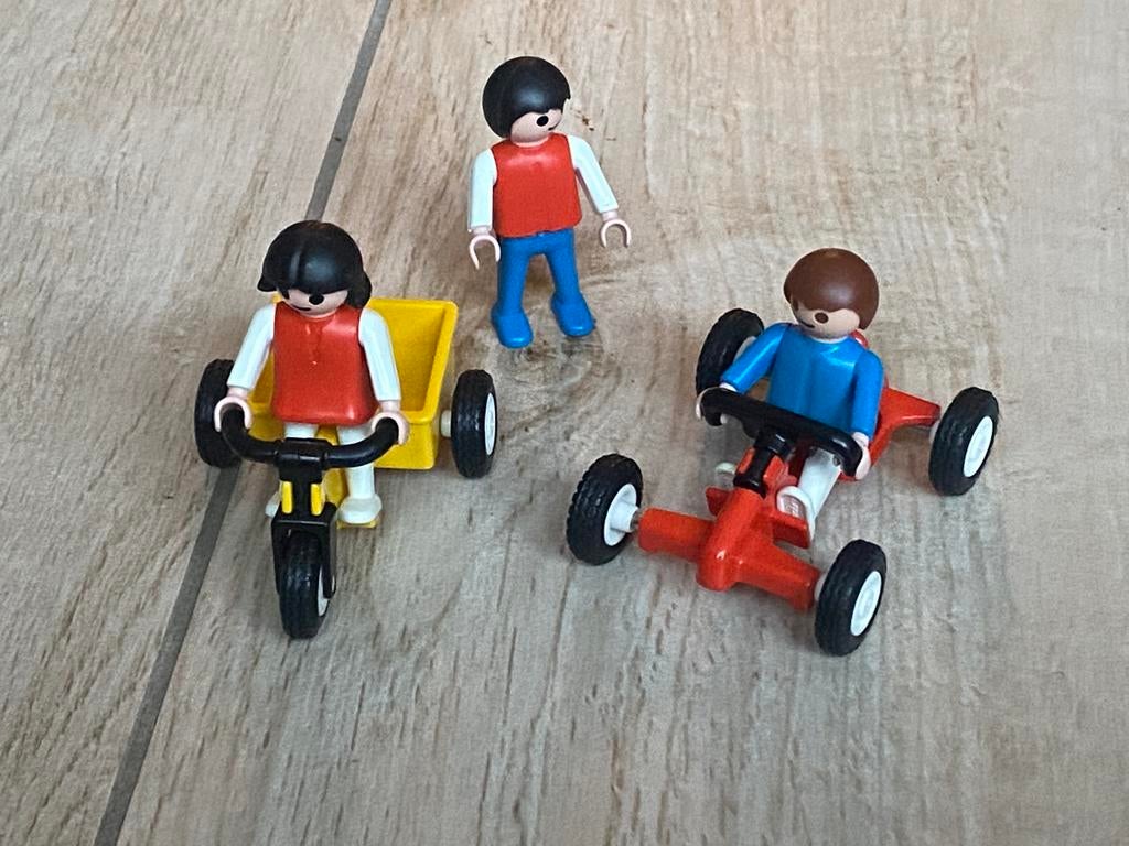 Playmobil vintage set 3596 skelter en driewieler, Ophalen, Zo goed als nieuw