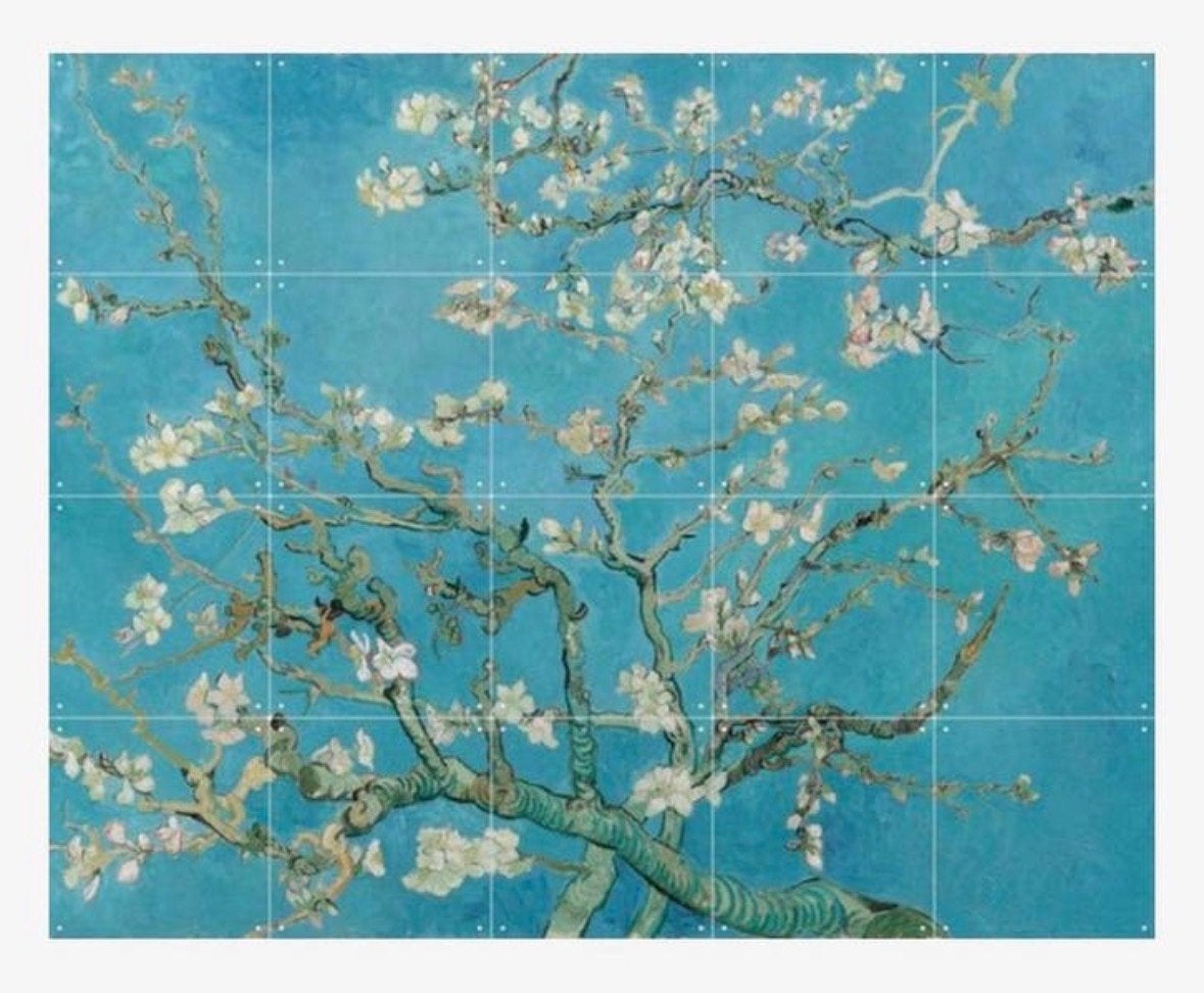 IXXI Wanddecoratie Amandelbloesem van Van Gogh 180x120, 120 cm, Ophalen of Verzenden, Zo goed als nieuw, Wandbord of Wandpaneel