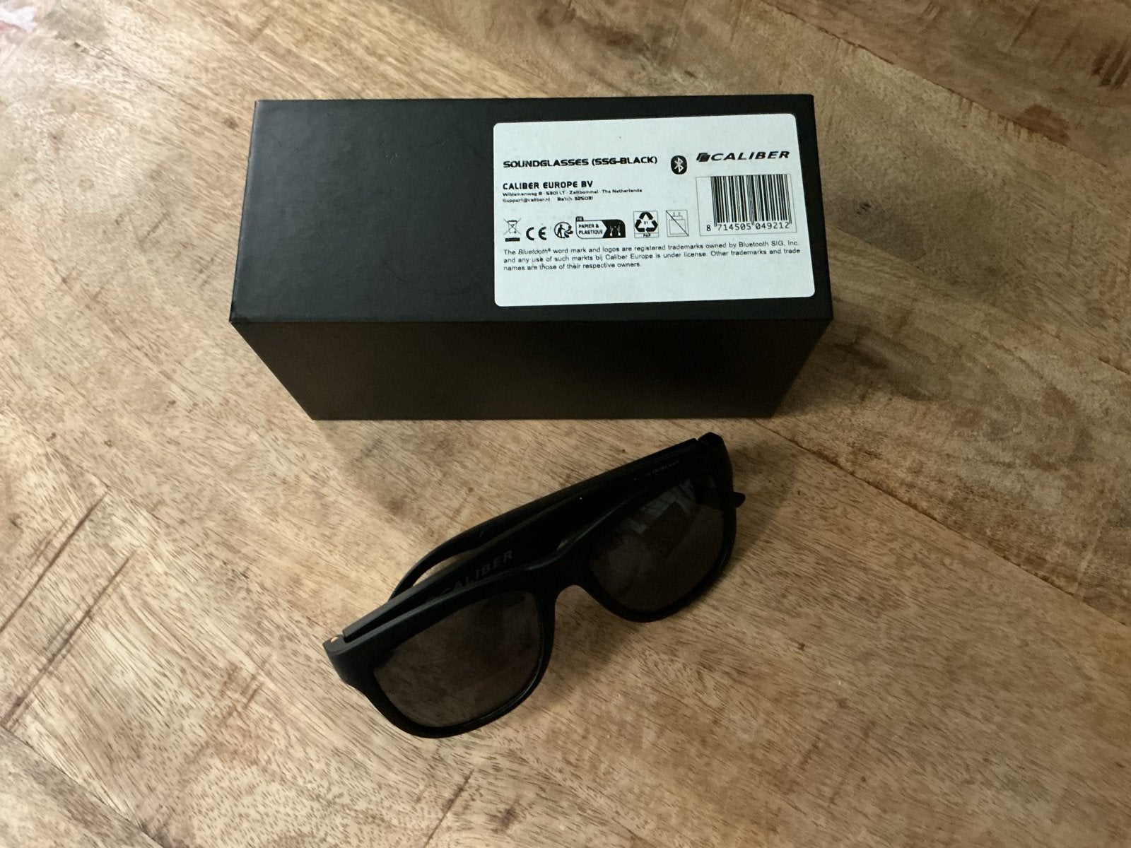 Caliber Soundglasses (556-BLACK) - Bluetooth Zonnebril, Ophalen of Verzenden, Nieuw
