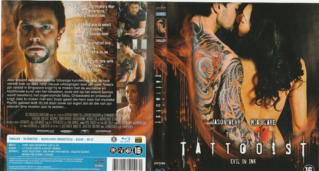 The tattooist blu ray ( ned. Ondert.), Ophalen of Verzenden, Zo goed als nieuw, Thrillers en Misdaad