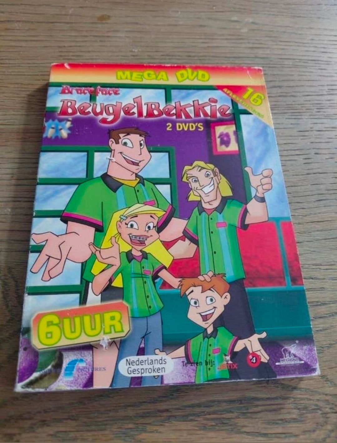 Beugelbekkie - Mega DVD (2DVD) 6 uur. 16 afleveringen. Jetix, Cd's en Dvd's, Europees, Serie, Alle leeftijden, Ophalen of Verzenden