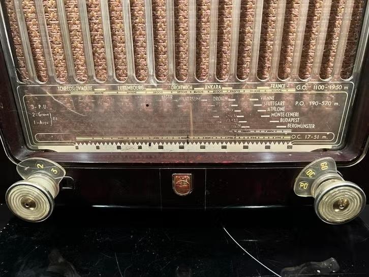 Philips BF311A buizenradio, Ophalen of Verzenden, Gebruikt, Radio