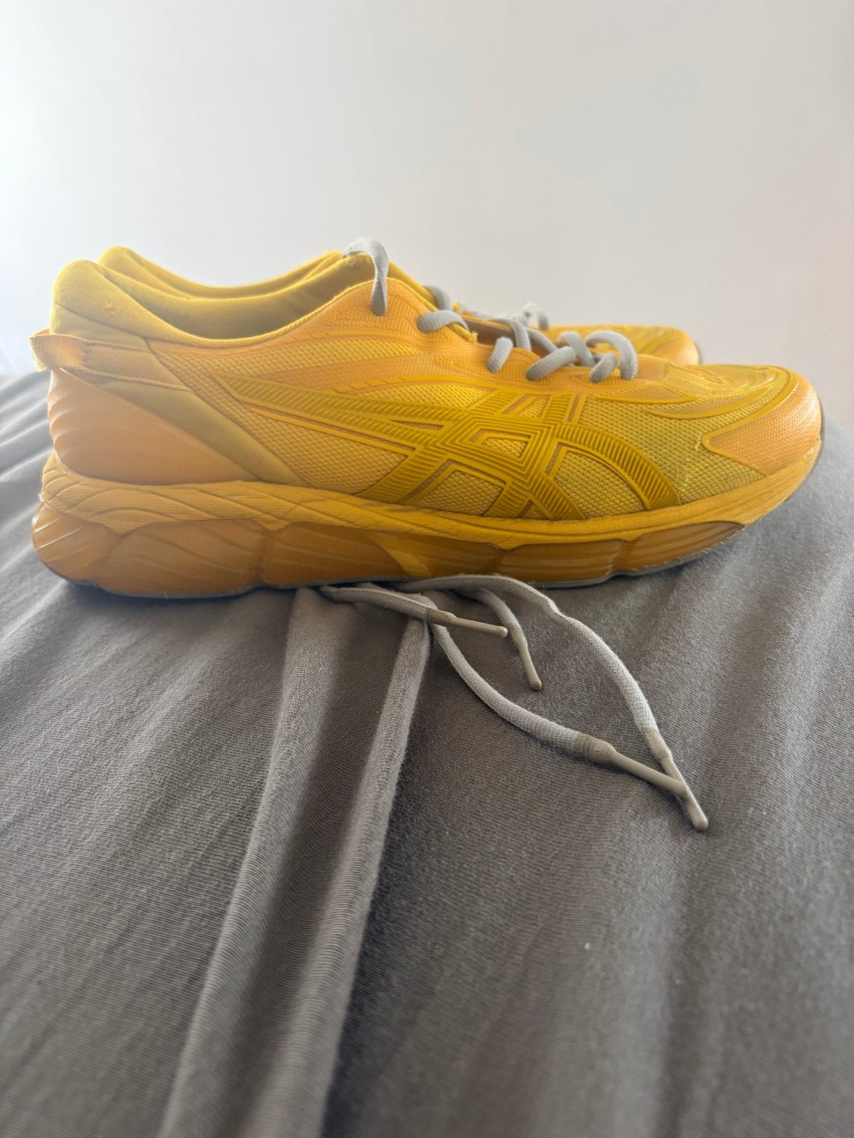 ASICS x C.P. Company GEL-QUANTUM 360 VIII Sneakers Geel, Ophalen of Verzenden, Gedragen, Overige kleuren, Sneakers of Gympen