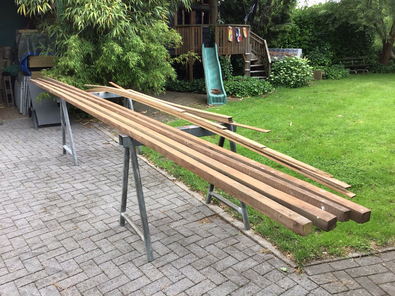 teak latten, teak dek, Watersport en Boten, Ophalen, Zo goed als nieuw, Dekbeslag, Zeilboot of Motorboot