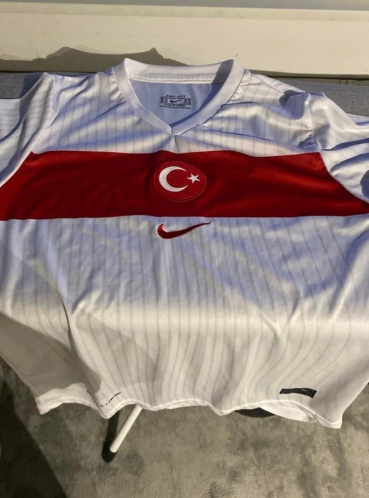 Turks Nike voetbalshirt - Maat XS, Maat XS of kleiner, Ophalen of Verzenden, Zo goed als nieuw, Shirt