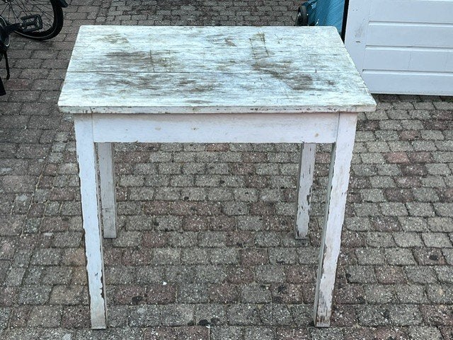 Tafel of bijzettafel nog behandelen TEAB, Ophalen, Gebruikt, 50 tot 100 cm, Tot twee personen