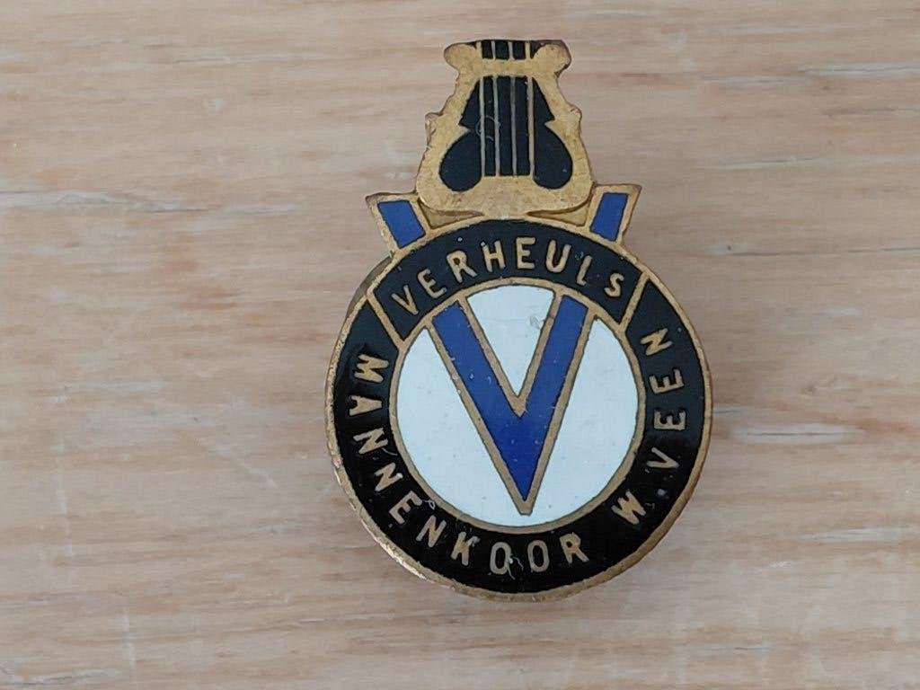 Knoop Verheul constructeur vrachtwagens / bussen. Koor., Ophalen of Verzenden, Zo goed als nieuw, Transport, Speldje of Pin
