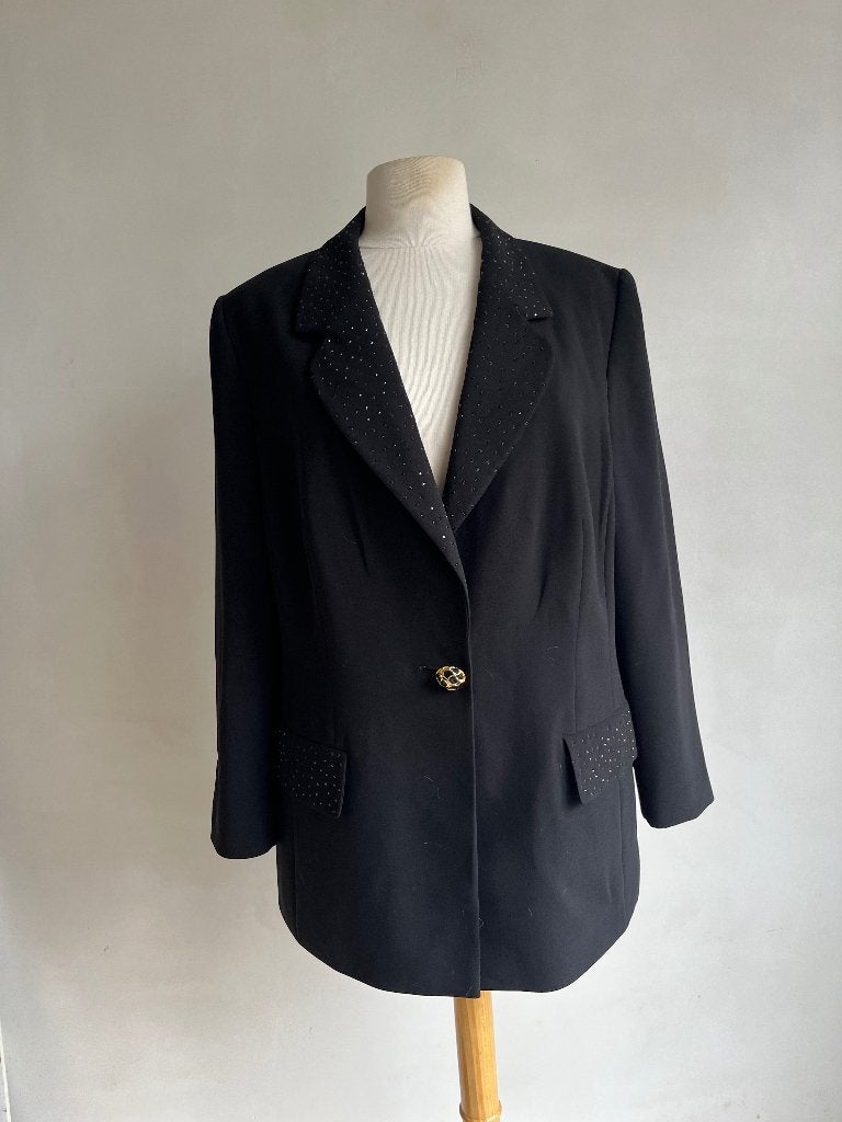 basler blazer zwart maat 44, Kleding | Dames, Verzenden, Zwart, Zo goed als nieuw, Jasje