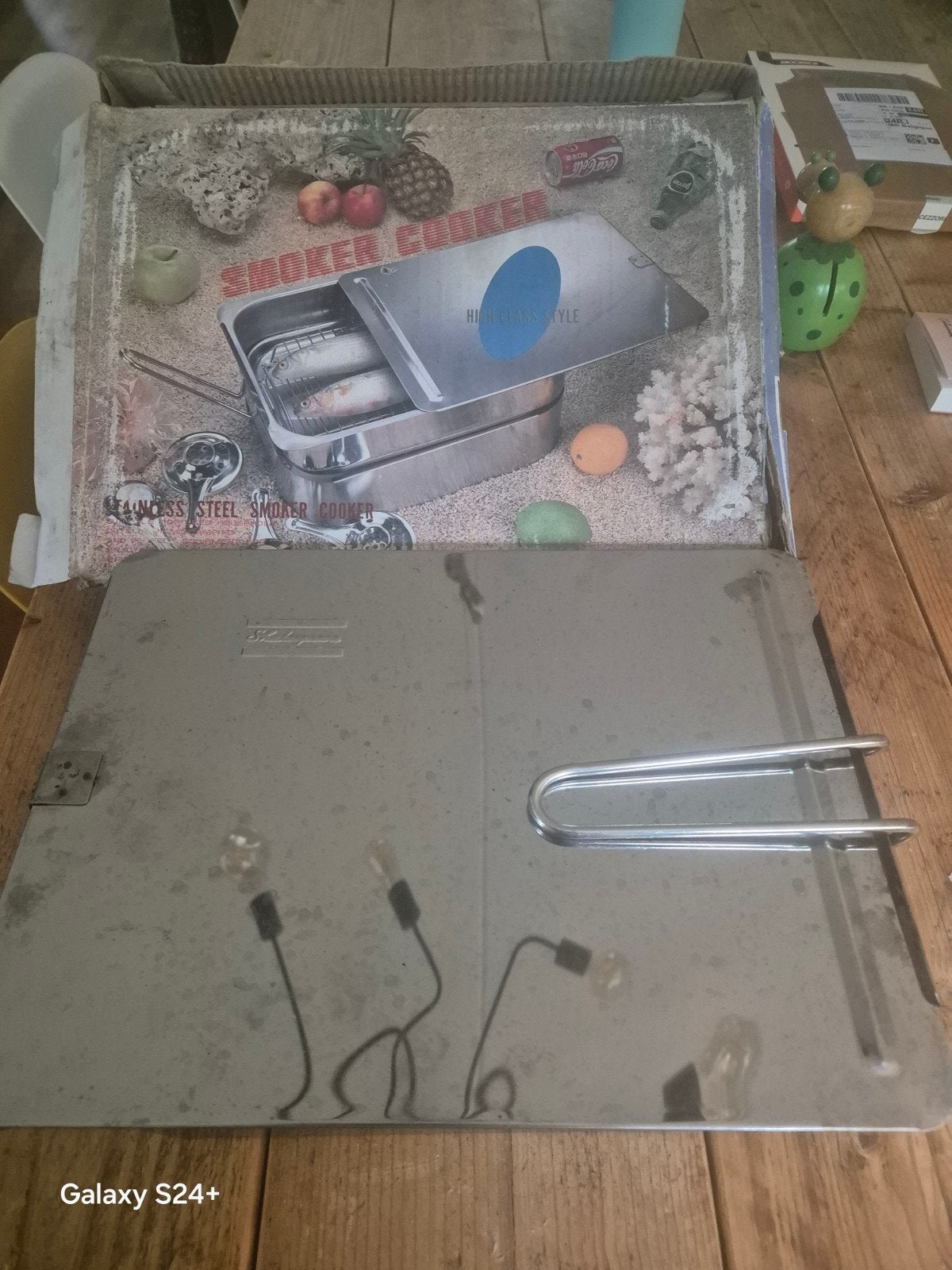 Vintage RVS Rookoven / Smoker Cooker met branders, Ophalen of Verzenden, Gebruikt, Onbekend