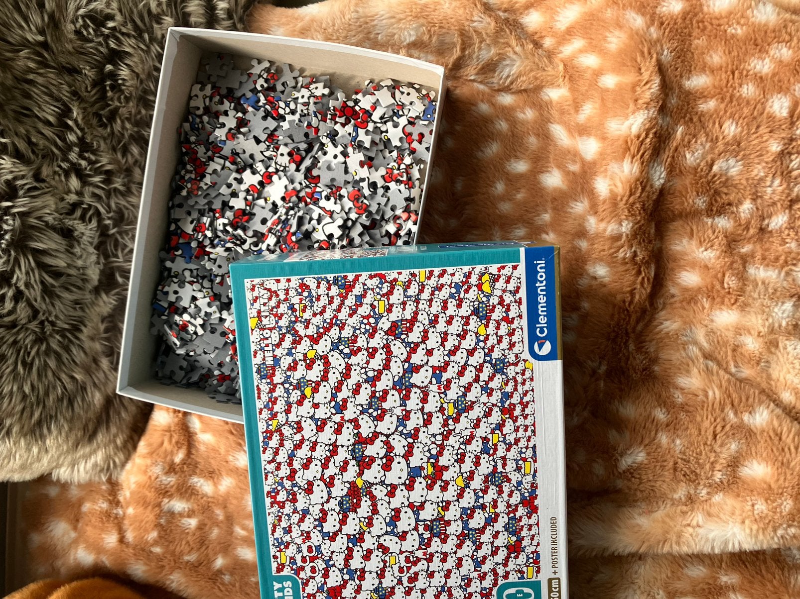 Hello kitty puzzel, Ophalen, 500 t/m 1500 stukjes, Zo goed als nieuw