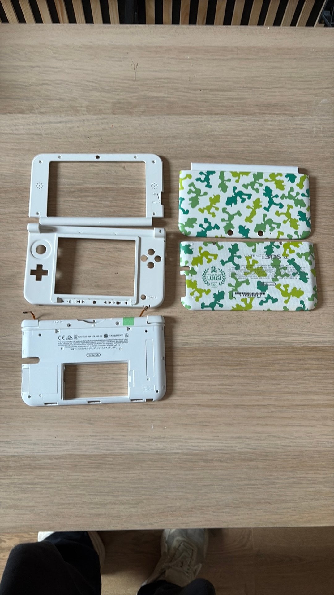 Vervangende Behuizing voor Nintendo 3DS XL - Luigi Edition, Ophalen of Verzenden, Gebruikt, 3DS