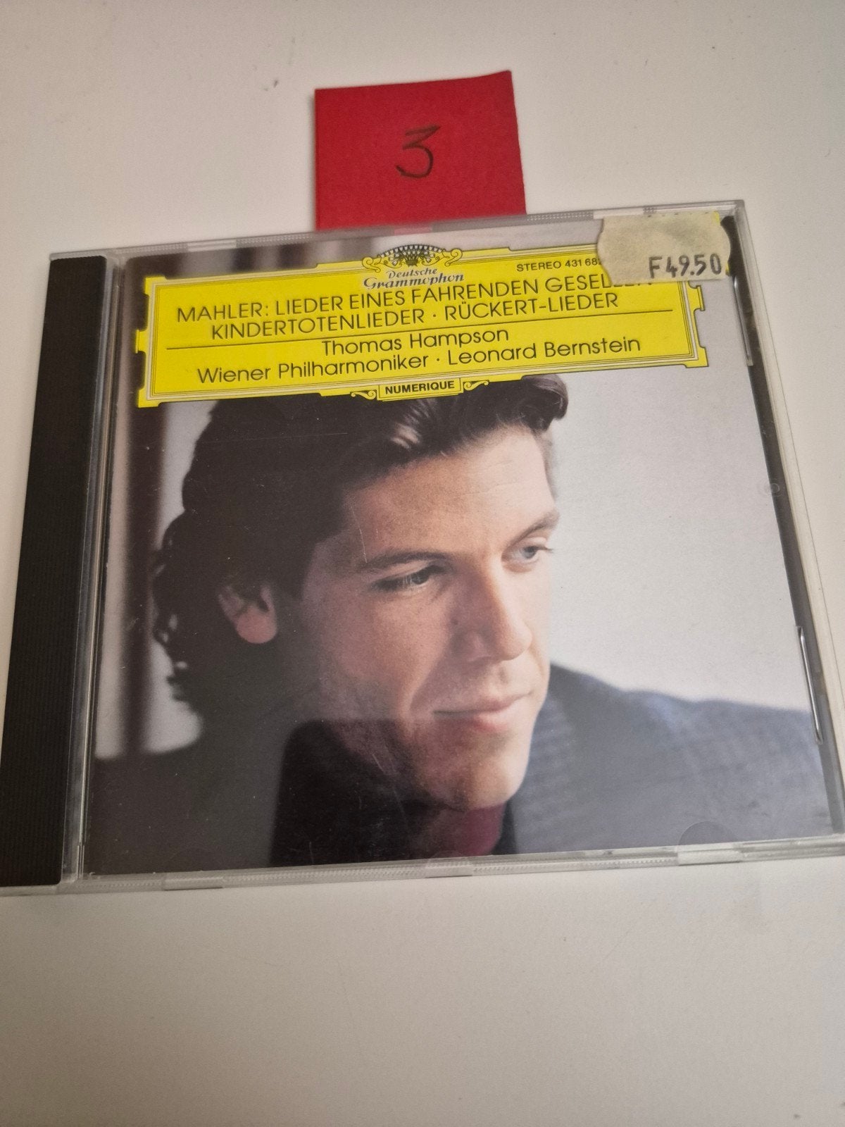 Mahler: Lieder eines fahrenden Gesellen - Thomas Hampson, Inclusief boekje, Mahler, Ophalen of Verzenden, Zo goed als nieuw