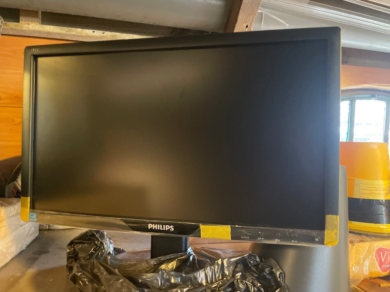 Philips 18,5-inch monitor 191V2SB - Nieuwstaat, Computers en Software, HD, Ophalen of Verzenden, Zo goed als nieuw, VGA