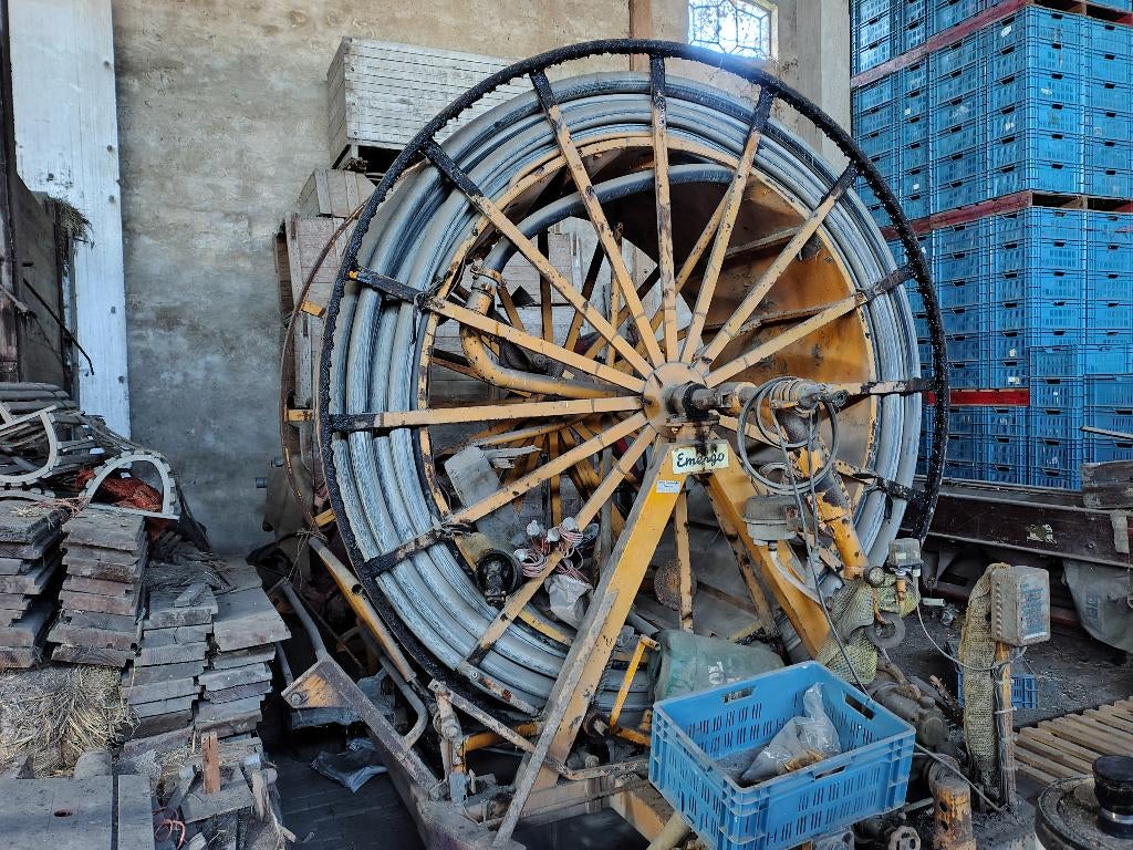 Cebeco Emergo C75 beregeningshaspel en een uienafstaarter, Zakelijke goederen, Agrarisch | Werktuigen, Ophalen, Akkerbouw, Beregening en Drainage