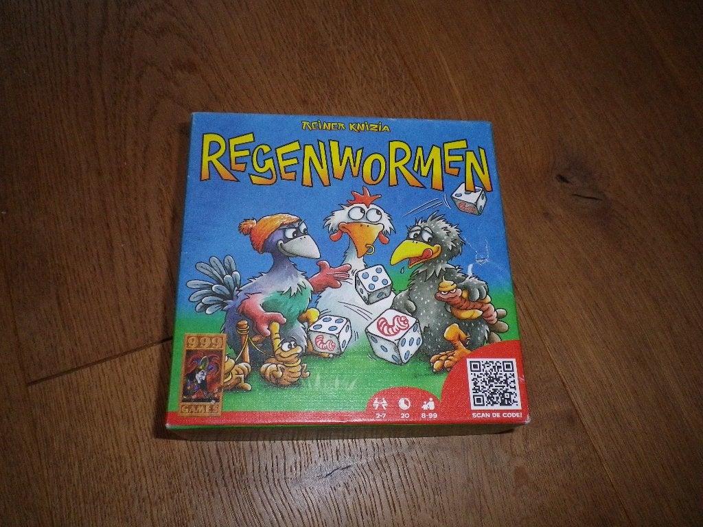 Regenwormen 999 spel, Ophalen, Zo goed als nieuw, 999 Games